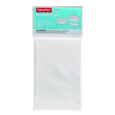 fisher price stow n go bassinet sheets