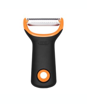 Pelador de acero inoxidable en Y OXO™ Good Grips dentado