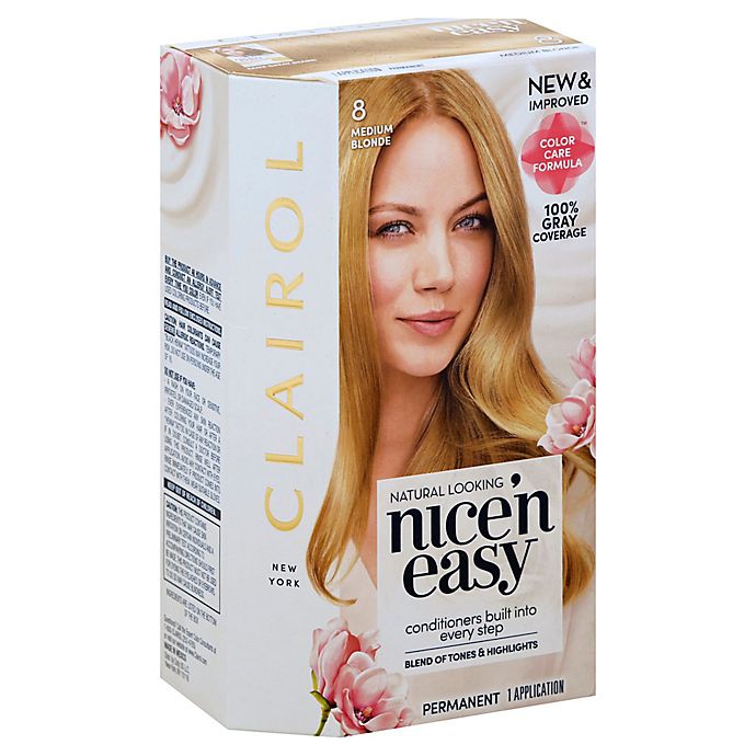 Clairol® Nice'n Easy Permanent Hair Color in 8 Medium Blonde