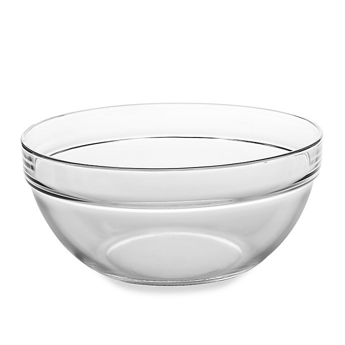 Details about   Large Campana Glass Serving Bowls Set of 4 Mixing Bowl 20cm Clear 