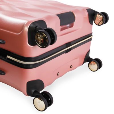 juicy couture rose gold luggage