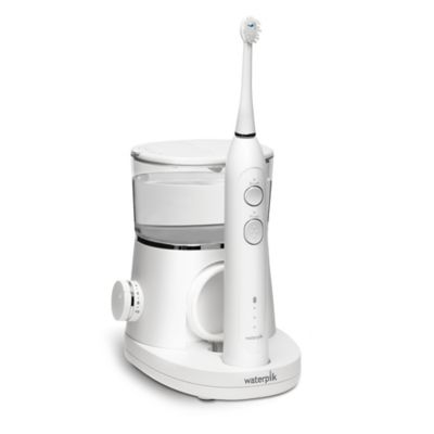 toothbrush with flosser built in