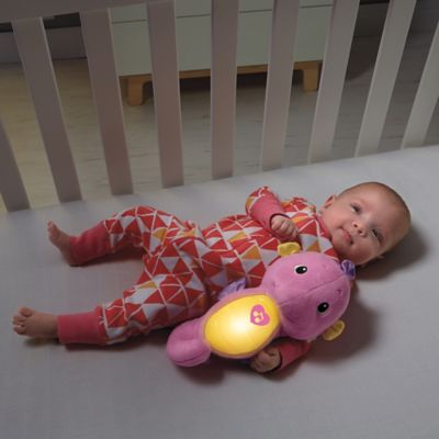 fisher price soothe and glow seahorse pink