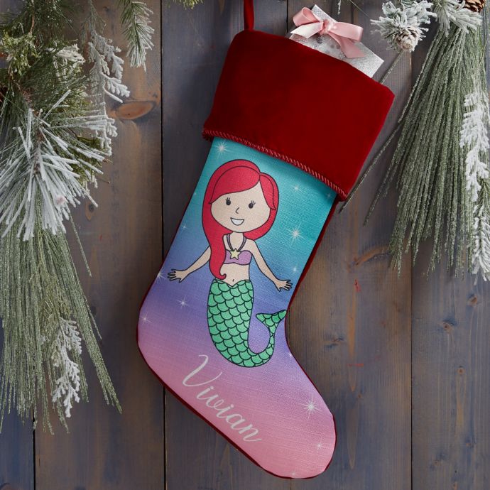Mermaid Personalized Christmas Stocking Bed Bath & Beyond