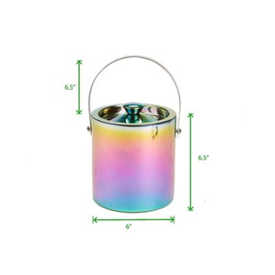 rainbow ice bucket