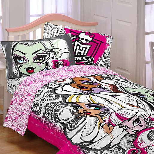 Mattel Monster High Comforter Set, Monster High Twin Bedding