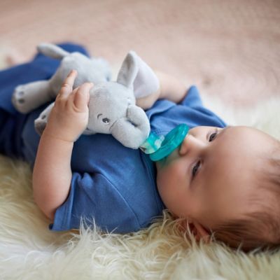 avent pacifier with stuffed animal