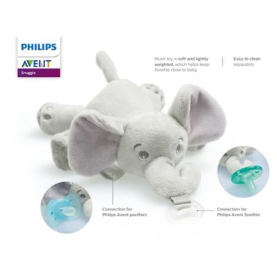 pacifier with animal attached