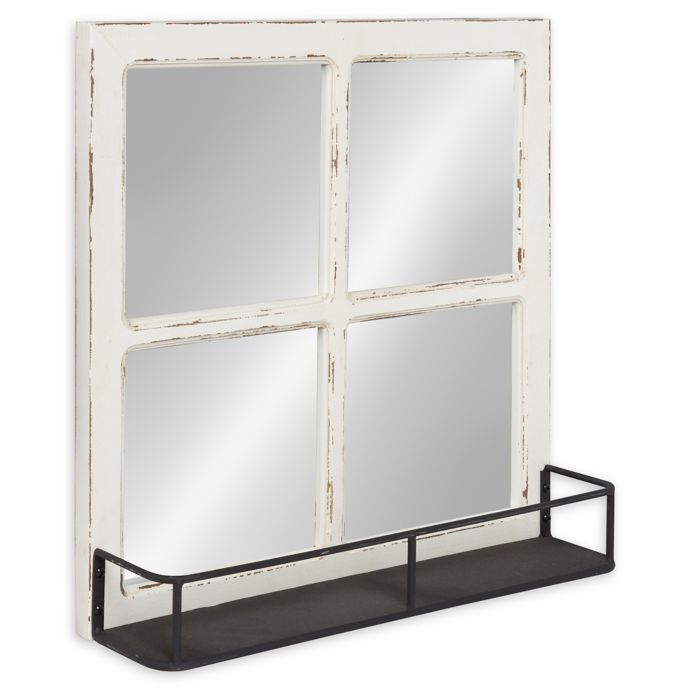 Kate and Laurel Jackson Wall Mirror with Shelf Bed Bath & Beyond