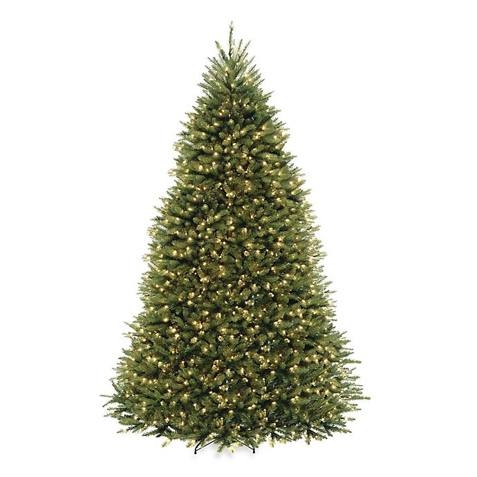 National Tree Company Dunhill Fir Pre-Lit Christmas Tree with Clear Lights