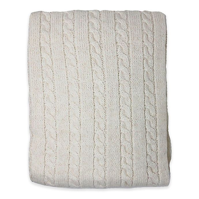 Nipperland® Boutique Cable Knit Throw Blanket