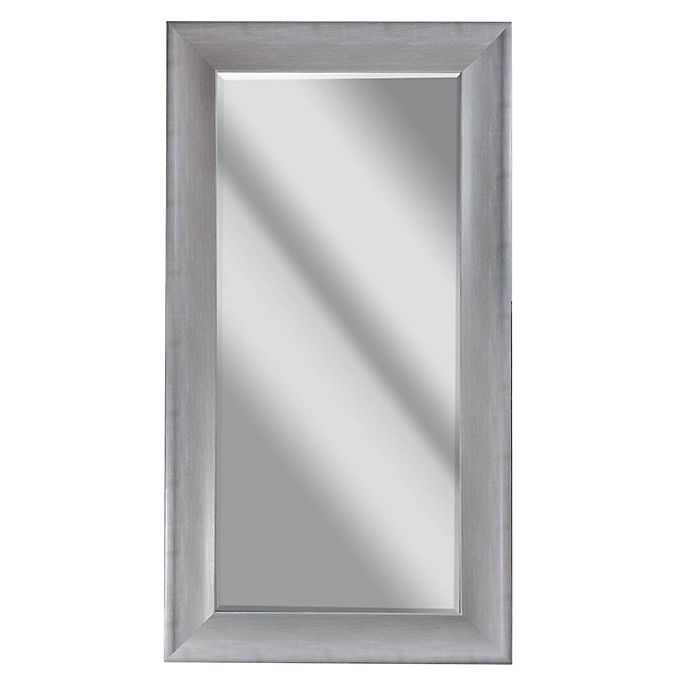 Crystal Art Bentley Rectangular Wall Mirror in White
