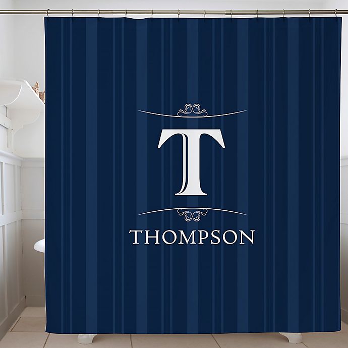 Elegant Monogram Personalized Shower, How To Print On Shower Curtains