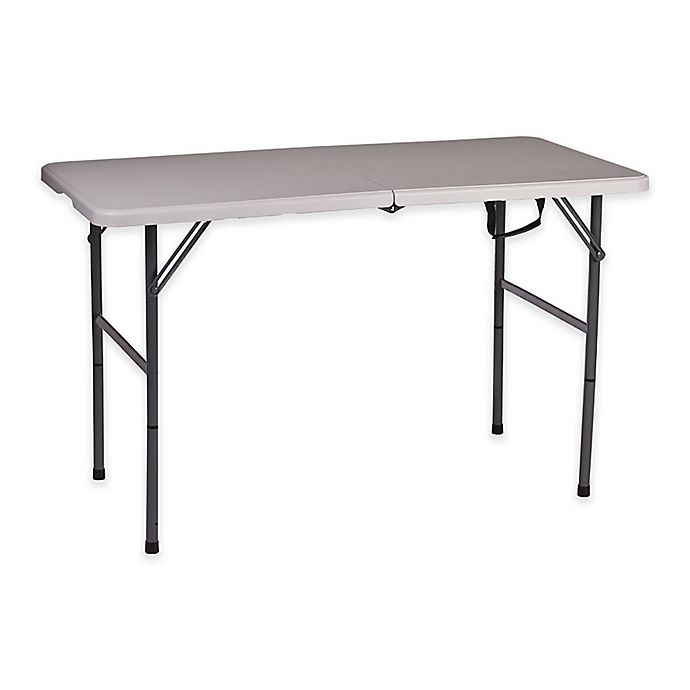 Stansport 48 Inch Folding Camp Table, 48 Folding Table White