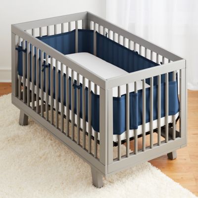 mini crib breathable bumper