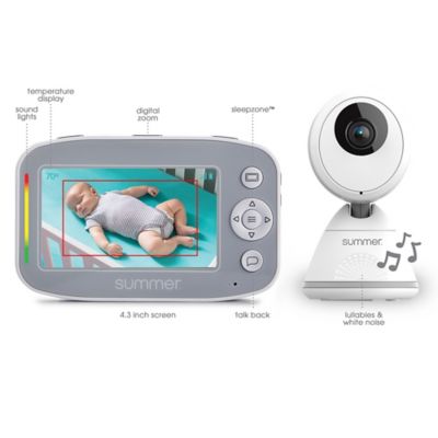 summer infant baby pixel cadet 4.3 inch colour video monitor