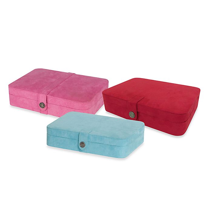 Mele & Co. Maria Plush Fabric Jewelry Box and Ring Case