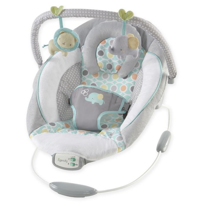 Ingenuity™ Soothing Bouncer in Grey | Bed Bath & Beyond