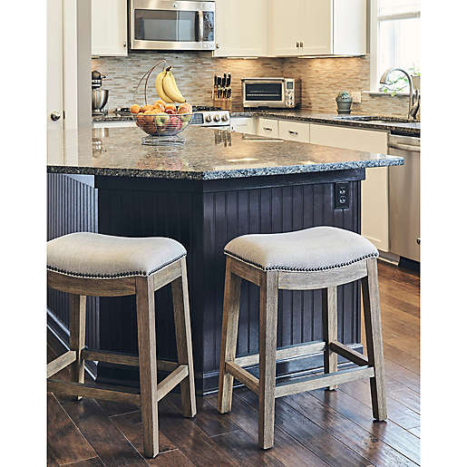 Sadie Contoured Bar And Counter Stools, Halsted Backless Bar & Counter Stools