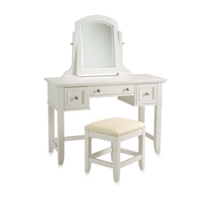 Vanity Sets & Benches - Bed Bath & Beyond image of Home Styles Naples White Vanity Set