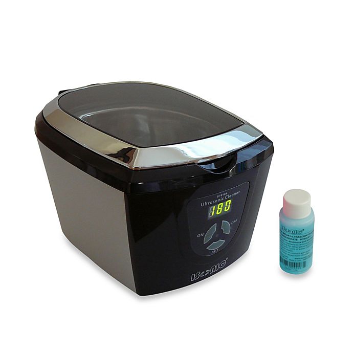 iSonic® Ultrasonic Cleaner with Digital Timer in Black/Silver