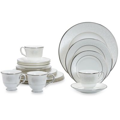 Lenox® Opal Innocence 20-Piece Dinnerware Set - Bed Bath & Beyond