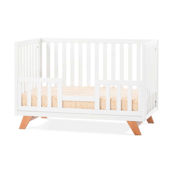 Child Craft Soho 4 In 1 Convertible Crib In White Natural Bed Bath Beyond