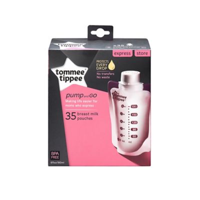 tommee tippee breast milk pouch bottle