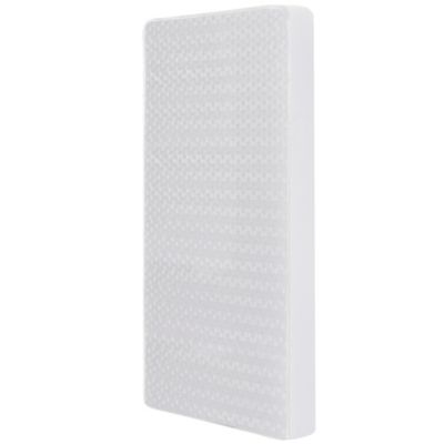 dream on me breathable orthopedic firm foam crib mattress in white