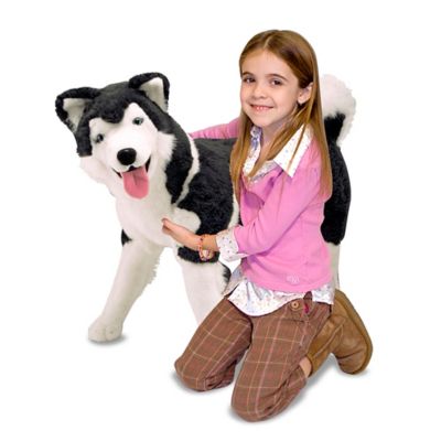 melissa and doug plush husky