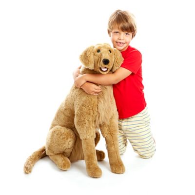 melissa & doug golden retriever giant dog stuffed animal