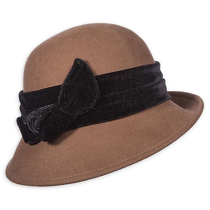 Scala™  Wool Felt Cloche Hat