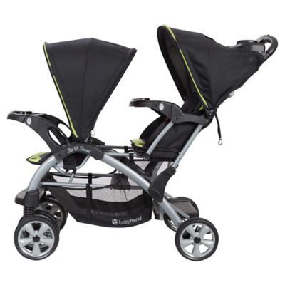 sit n stand elite double stroller