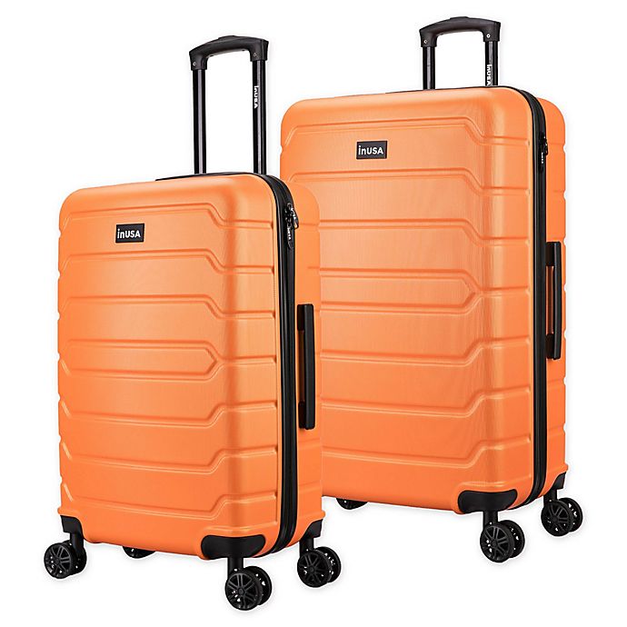 InUSA Trend II Hardside Spinner Checked Luggage