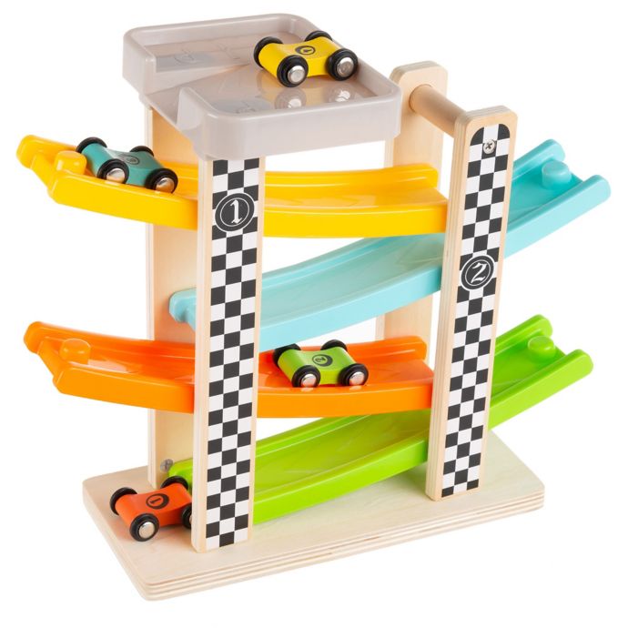 Wooden Race Track and Car Set | buybuy BABY