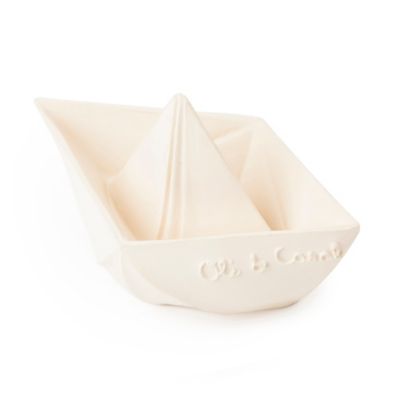 origami boat bath toy