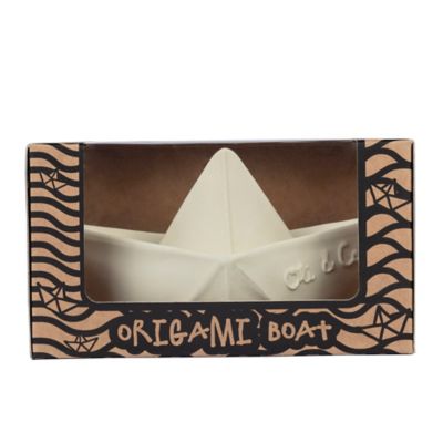 origami boat bath toy