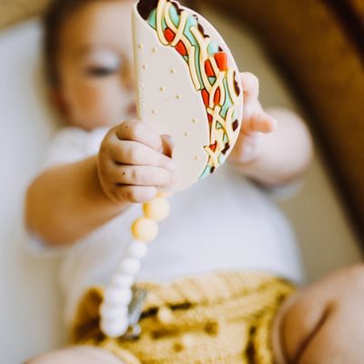 taco teething ring