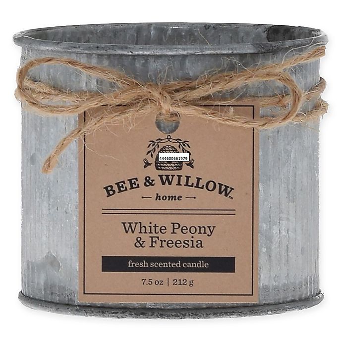 Bee & Willow™ White Peony & Freesia 7.5 oz. Tin Candle