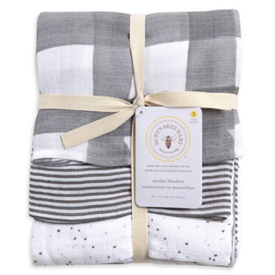 burt's bees muslin blanket