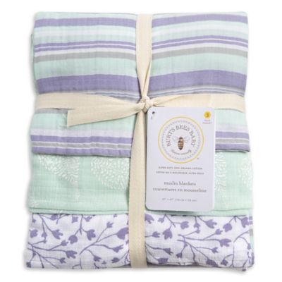 burt's bees baby swaddling blanket