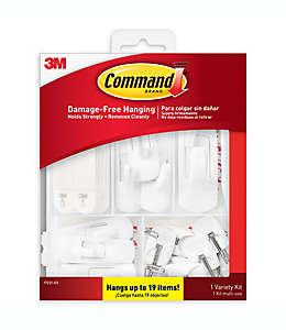 Kit para colgar 3M Command™ sin dañar color blanco