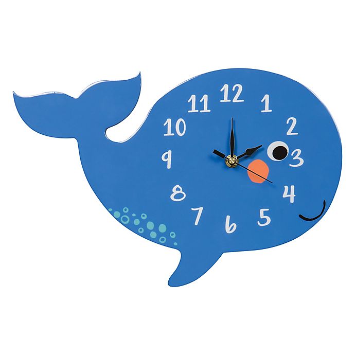 Trend Lab® Whale Wall Clock in Blue
