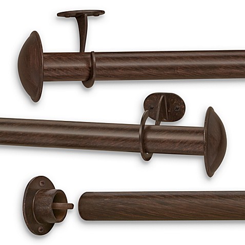 Curtains Ideas curtain rod hanger : Decorative Window Curtain Rods, Curtain Rod Brackets & Finials ...