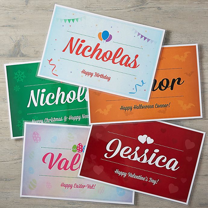Choose Your Celebration Personalized Kids' Placemats