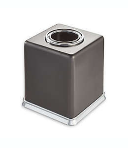Dispensador de pañuelos de acero iDesign® Chandler color grafito/cromo