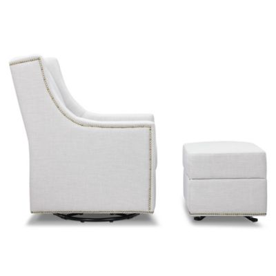 harper nursery swivel glider
