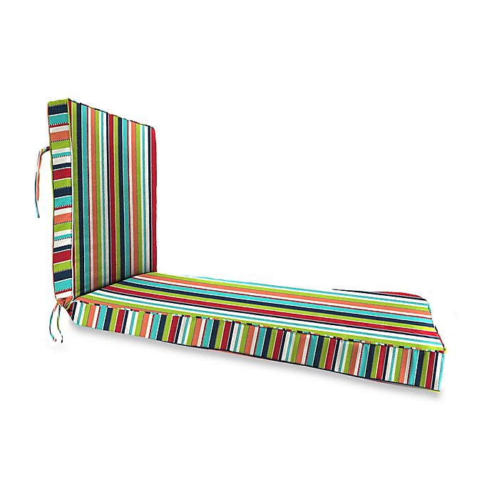Stripe 80-Inch x 23-Inch Chaise Lounge Cushion in Sunbrella® Canvas