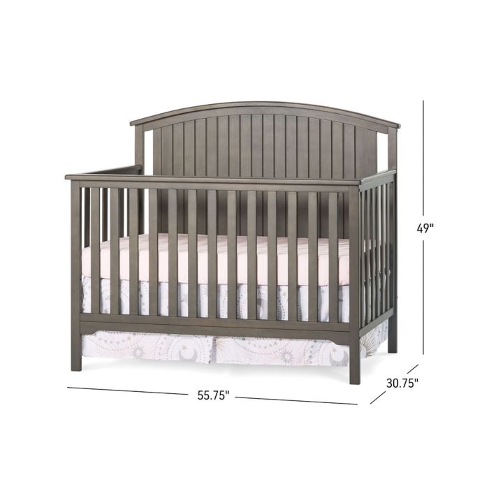 Child Craft Forever Eclectic Cottage Curve Top 4 In 1 Convertible Crib Buybuy Baby