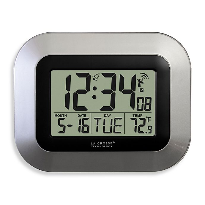 616-146 La Crosse Technology Atomic Projection Alarm Clock with USB Port TX141 